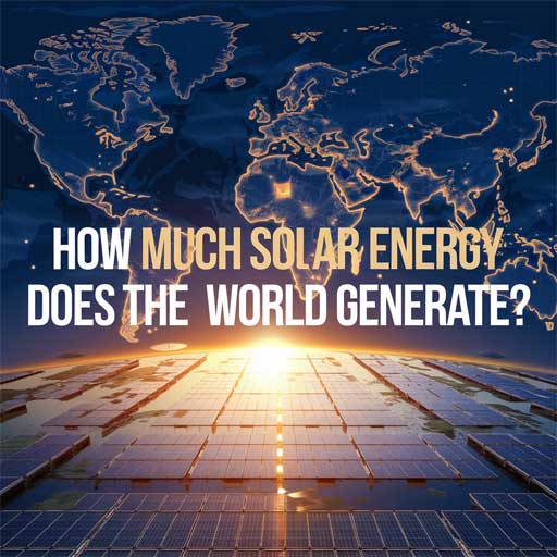 How Much Solar Energy Does the World Generate? - post