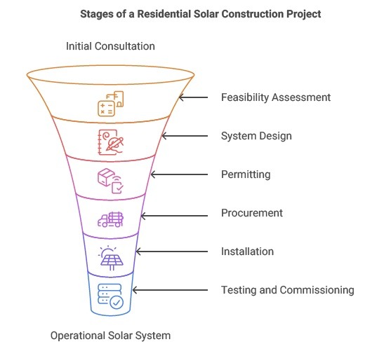 Stages of Solar Project