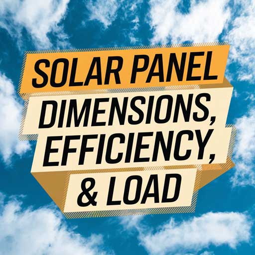 We Analyzed 100 Solar Panels: Dimensions, Efficiency, & Load - post