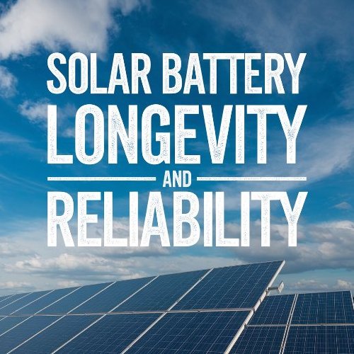 Solar Battery Longevity and Reliability