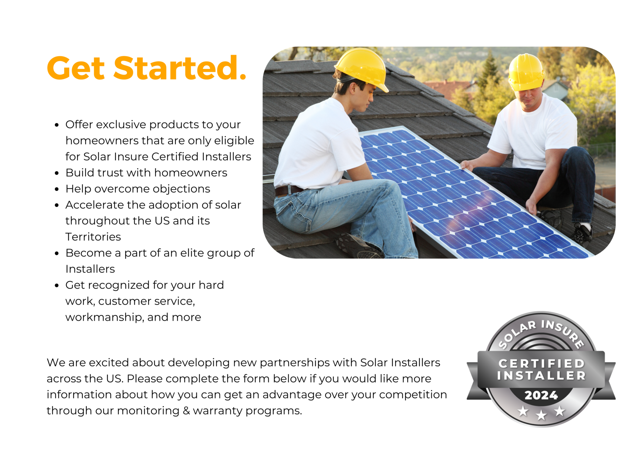 Solar Insure Certified Installer Program Solarinsure